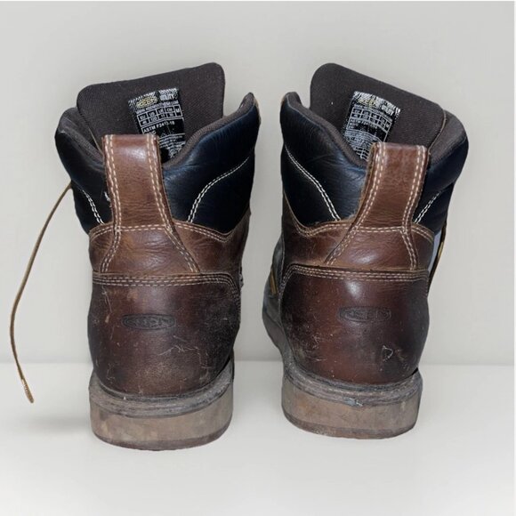 Used KEEN Men’s 12 D Cincinnati 6” Waterproof Carbon Toe Work Boots 1023222 - Picture 3 of 8